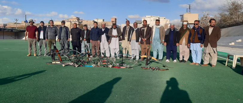 PTAF participants standing together in a community event